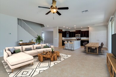 living room / kitchen