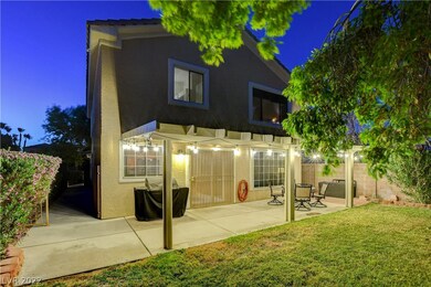 Covered Patio with lights