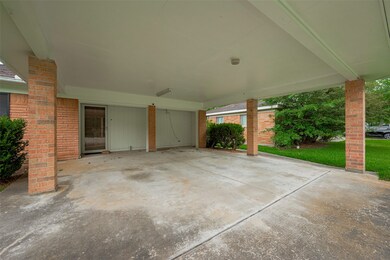 Covered carport with lighting