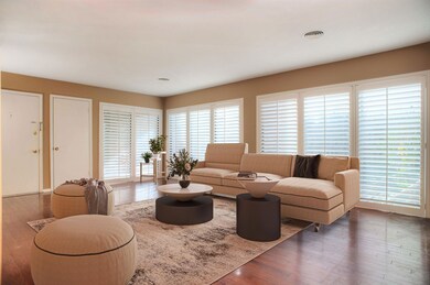 Spacious 21x14 Living Room with Hardwood and  Plan