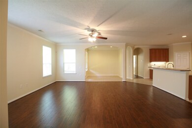 Open and spacious family room