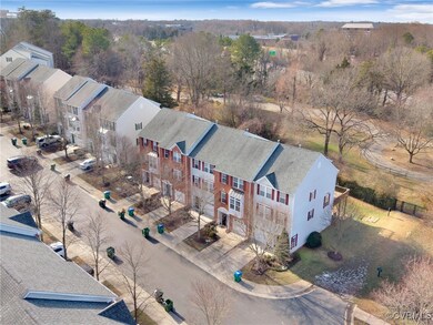Aerial view with Powhite Park