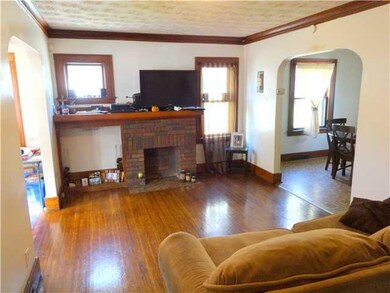 Living Room Living room with hardwood floors and b