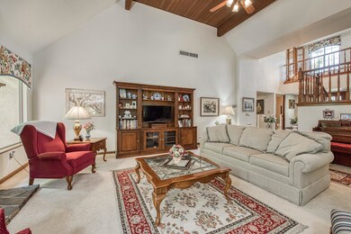 View of living room from formal dining.