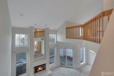 Loft overlooks the Living room and dining room