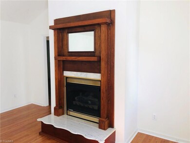 Lots of character in the gas fireplace