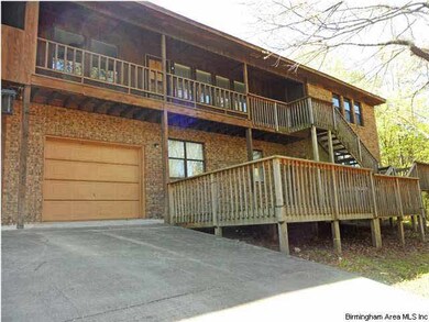 The back of the home shows how large this house re
