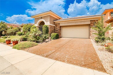 Mediterranean / spanish home with stone siding, st