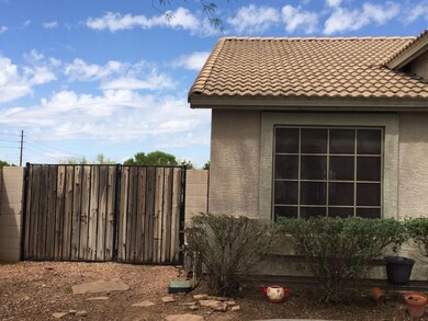 Side gate RV-1406 W Darrel Rd Phoenix Az