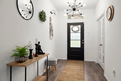 Bright home office with large windows, can serve a