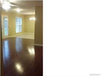 Looking at living room from hallway.