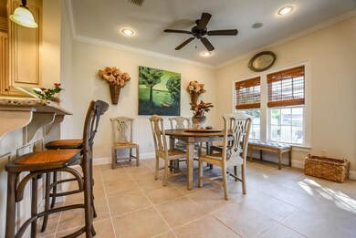 Dining area tile floors downstairs
