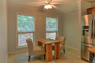Cozy dining space in eat-in kitchen