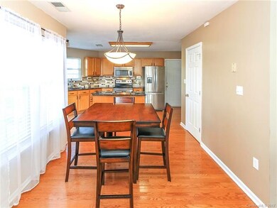 Open Floor Plan flows from kitchen to family room.