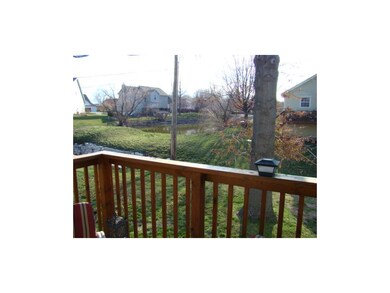 View of the neighboring pond from the deck.