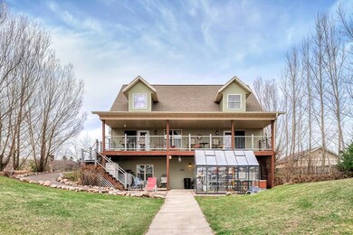 Back of home from the river.