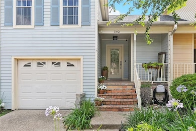 Attached one-car garage