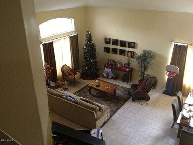 LIVING ROOM FROM UPSTAIRS