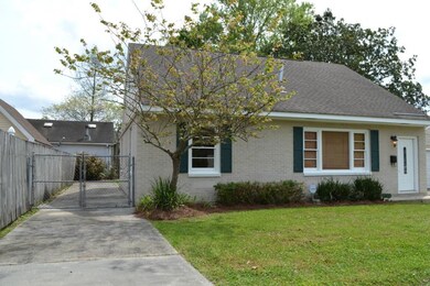 Rear yard driveway