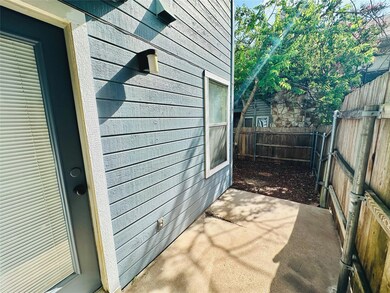 Fenced backyard featuring a patio area