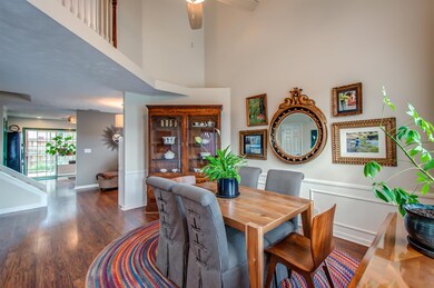 Seller is using living room as a dinning room. New Pergola Flooring through out downstairs!