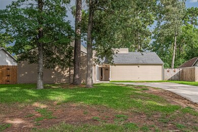 This is a single-story home with a brick exterior,