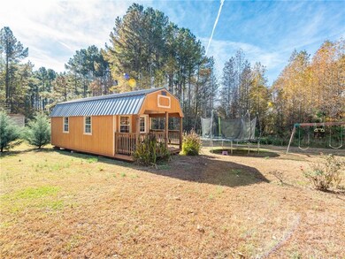Elevated Shed in Backyard
