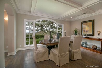 Formal dining with gorgeous canyon & tree views!