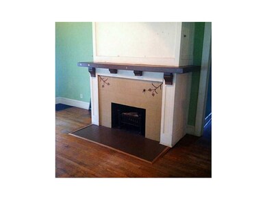 Fireplace.