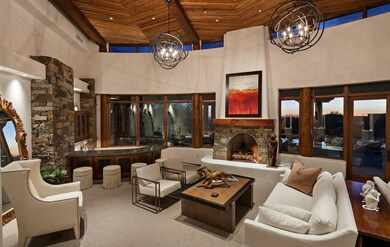 006_Living Room Fireplace ~ Wet Bar