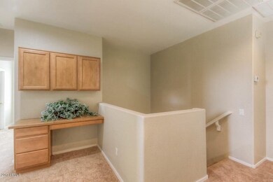 Built in desk upstairs