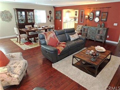 Fantastic Living and Dining Room opening to the ki