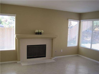 Fireplace in the family room/Eat in kitchen area