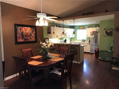 View of Dining Room & Ktichen