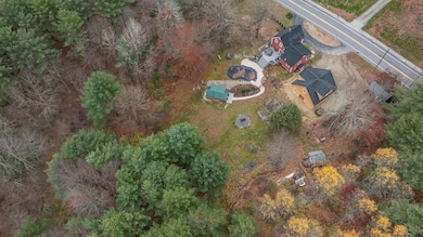 Fenced in dog yard, gardens, 