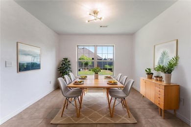 Dining area off the kitchen.