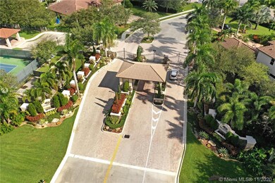 Gate entrance aerial view