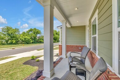 This front porch has such a relaxing and peaceful feel....