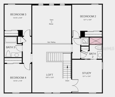 Structural options added include: Gourmet kitchen, outdoor kitchen rough-in, shower in place of tub at bath 2