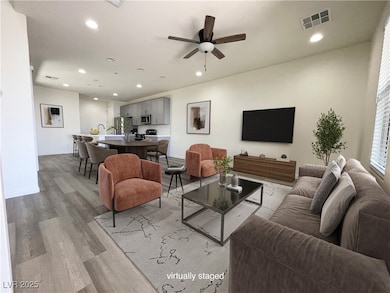 ***Virtually Staged***
Living area featuring rece