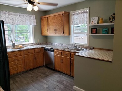 Nice and bright kitchen with tons of counter space