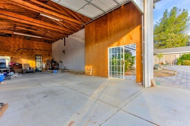 Inside the RV garage.