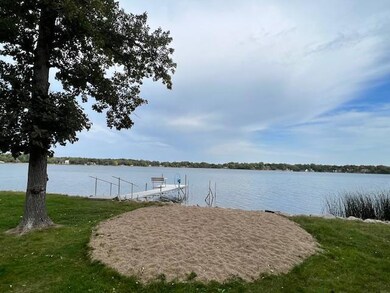 Sand play area added next to lake