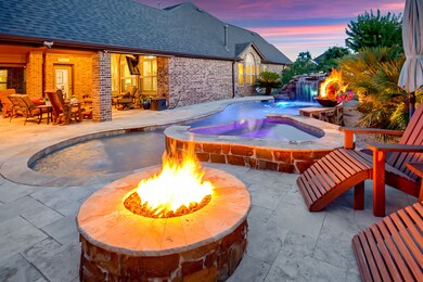Enjoy your evenings sitting around the fire pit.