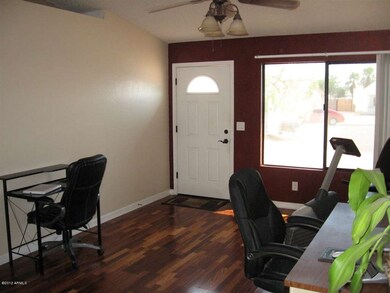 Front Entry & Living Room