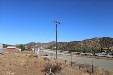 Power lines at corner of porperty