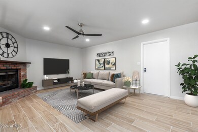 Living Room Virtually Staged