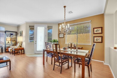 Formal dining room with chandelier