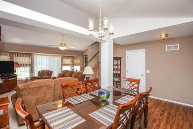 11 x 8 Dining Room is open to the Kitchen and Fami