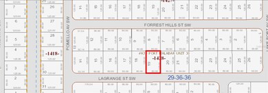 Lot location in subdivision.